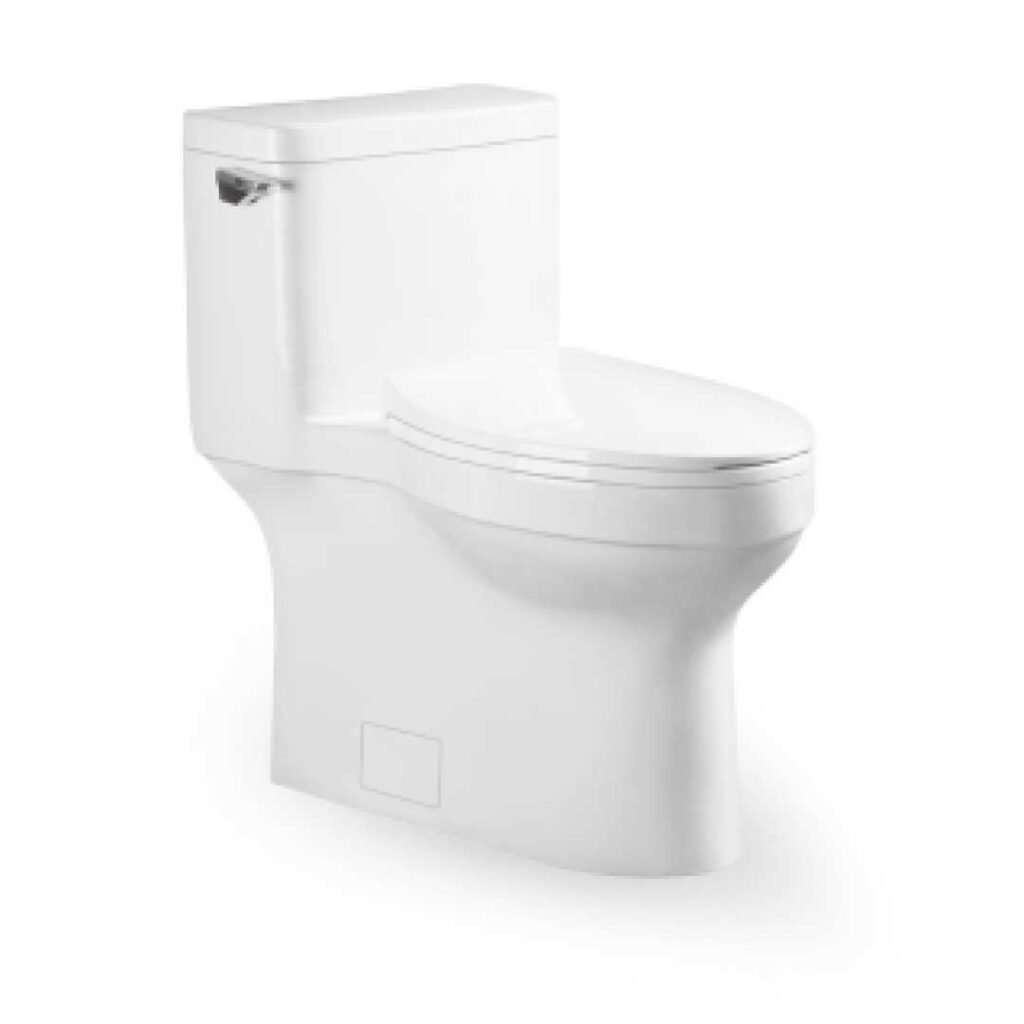 Compact Elongated One-Piece Toilet