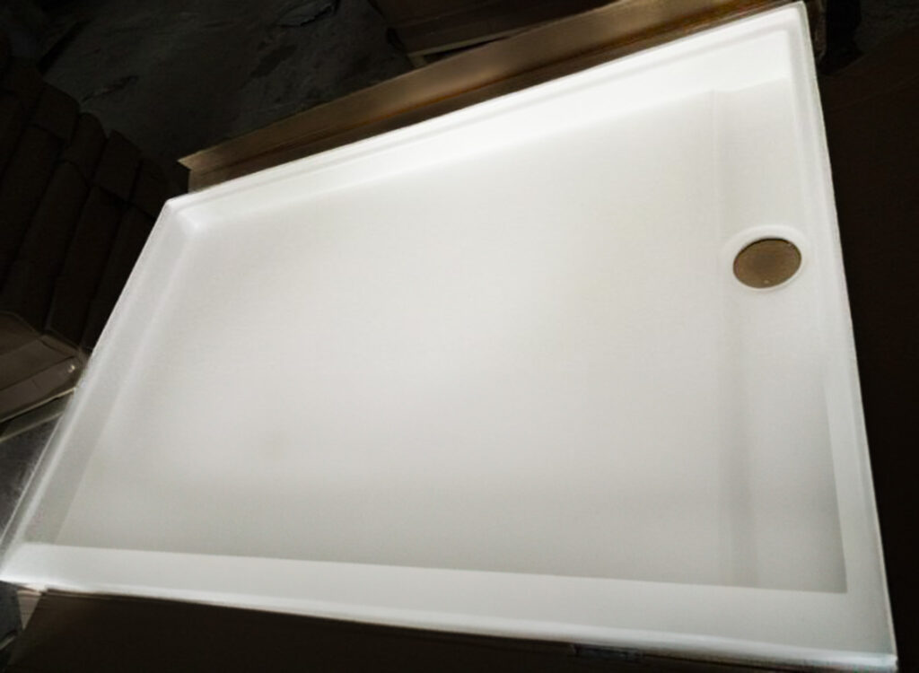 Shower Pan 25 – 54″ × 34″ × 3″