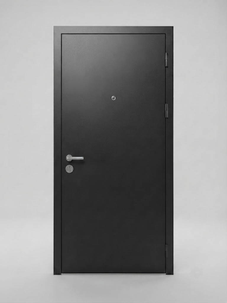 Covossi DR-005 Matte Black Security Entry Door
