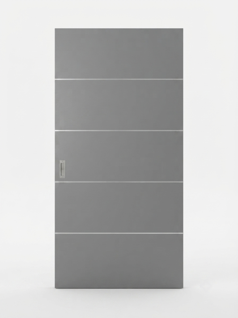 Covossi DR-006 Gray Linear Panel Door